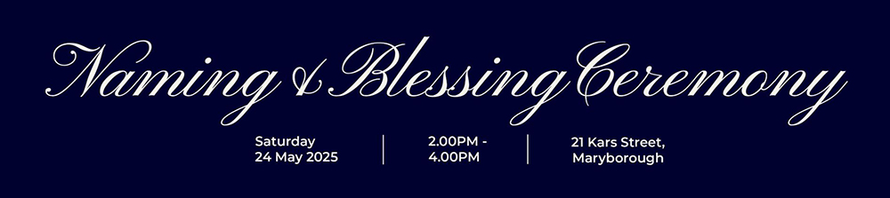 Highview Naming & Blessing Ceremony, Saturday May 24, Quadrangle area from 2PM to 4PM